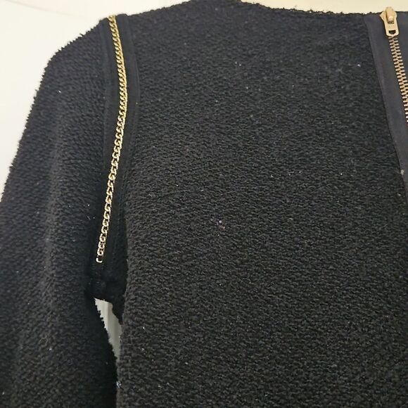 Limited Collection Women's Long Sleeves Sweater Size 8 Black & Gold - Picture 4 of 16